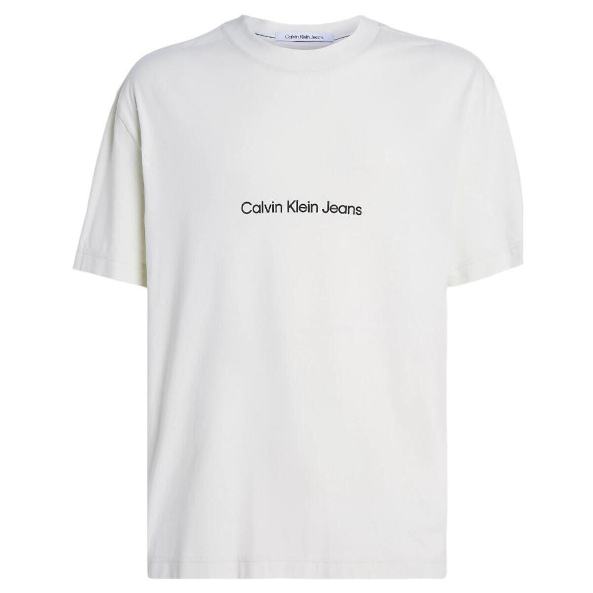 textil Hombre Camisetas manga corta Calvin Klein Jeans J30J325492 CGA Beige