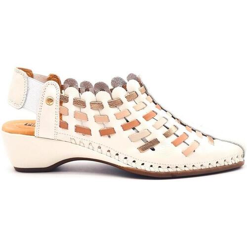 Zapatos Mujer Sandalias Pikolinos 1553 Beige