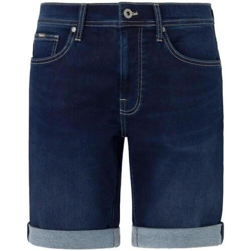 textil Hombre Pantalones cortos Pepe jeans PM801075DP4 Azul