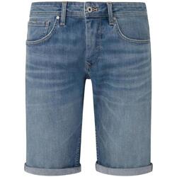 textil Hombre Pantalones cortos Pepe jeans PM801081HU1 Azul