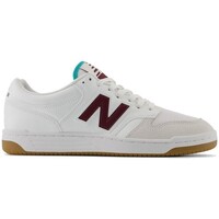 Zapatos Hombre Deportivas Moda New Balance Sneakers  Bb480 Hombre Blanco-rojo Blanco