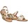 Zapatos Mujer Sandalias Etika 73727 Oro
