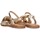 Zapatos Mujer Sandalias Etika 73727 Oro