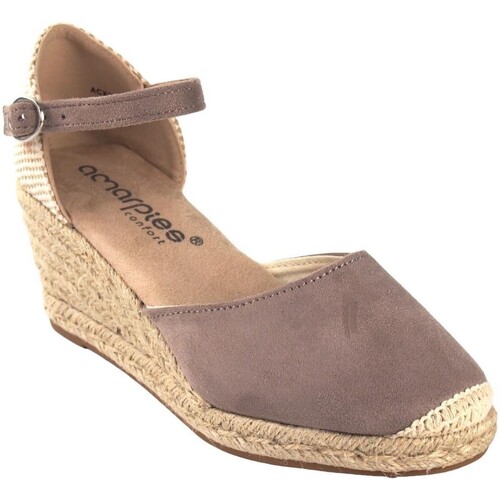 Zapatos Mujer Multideporte Amarpies Zapato señora  26484 acx taupe Marrón