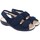 Zapatos Mujer Multideporte Berevere Pies delicados señora  v 6070 azul Azul