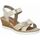 Zapatos Mujer Sandalias Remonte R6252 Oro
