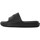 Zapatos Hombre Chanclas Levi's Deslizadores Del Siguiente Mes De Junio En Relieve Negro