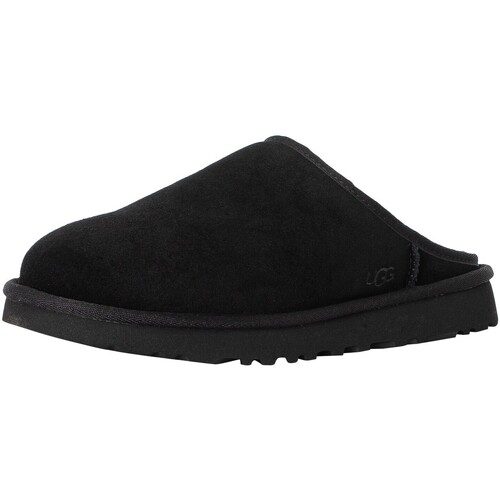 Zapatos Hombre Pantuflas UGG Zapatillas Clásicas Sin Cordones. Negro