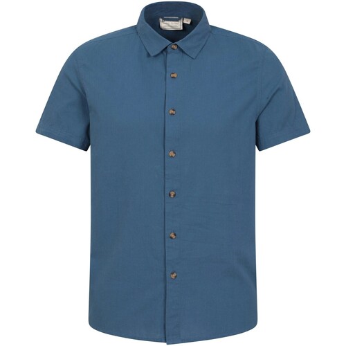 textil Hombre Camisas manga larga Mountain Warehouse Weekender Azul