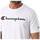 textil Hombre Tops y Camisetas Champion Crewneck T-Shirt Blanca  219831-WW001 Blanco