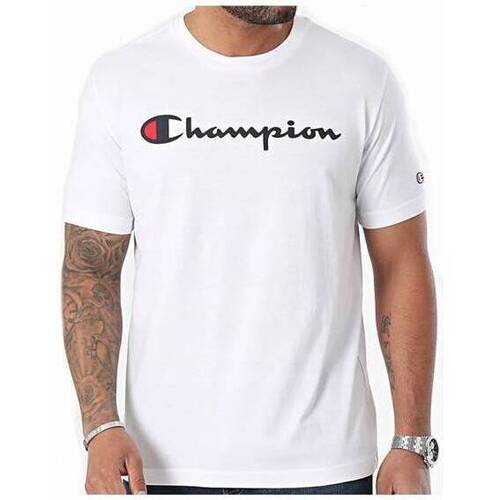 textil Hombre Tops y Camisetas Champion Crewneck T-Shirt Blanca  219831-WW001 Blanco