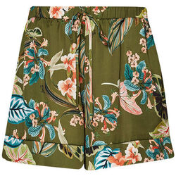 textil Mujer Shorts / Bermudas Liu Jo Pantalón corto con estampado de selva Verde
