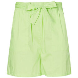 textil Mujer Shorts / Bermudas Liu Jo Pantalón corto elástico con cinturón Verde