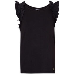 textil Mujer Tops y Camisetas Liu Jo Camiseta con volantes Negro