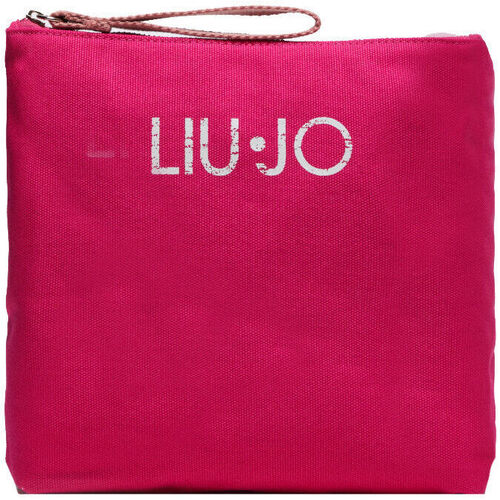 Bolsos Mujer Trousse de toilette Liu Jo Neceser de tela con logotipo Rosa
