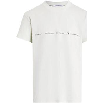 textil Hombre Camisetas manga corta Calvin Klein Jeans J30J324668 CGA Beige
