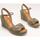 Zapatos Mujer Alpargatas Casteller 49-8-874 Vaqueta Verde