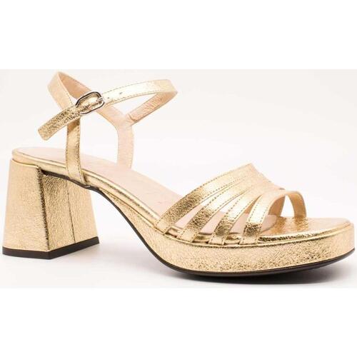 Zapatos Mujer Sandalias Wonders G-6801 Oro