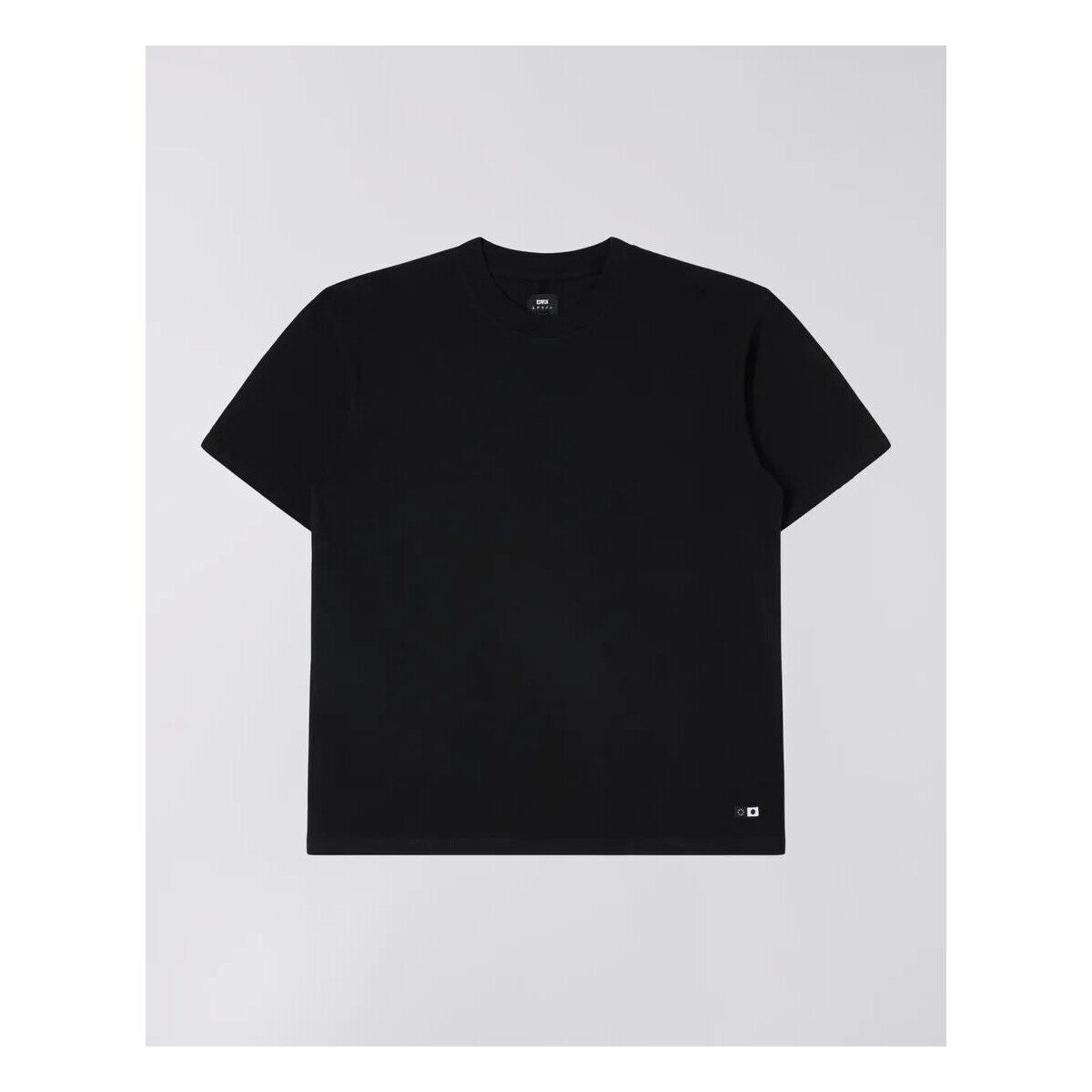 textil Hombre Tops y Camisetas Edwin I030214.89.67 OVERSIZE BASIC-BLACK Negro