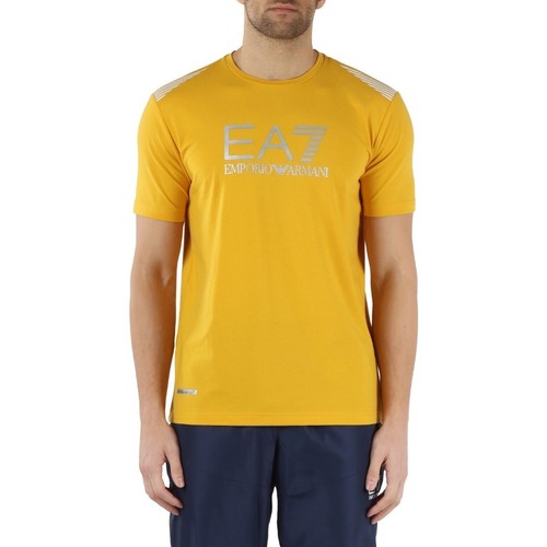 textil Hombre Tops y Camisetas Emporio Armani EA7 3DPT29PJULZ Amarillo