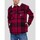 textil Hombre Camisas manga larga Tommy Jeans CAMISA  CHECK SHERPA LIN OVERSHIRT XJS MULTI Rojo