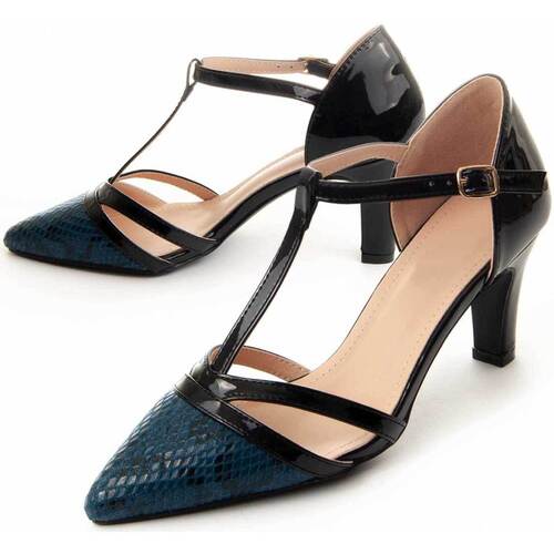 Zapatos Mujer Zapatos de tacón Leindia 87308 Azul