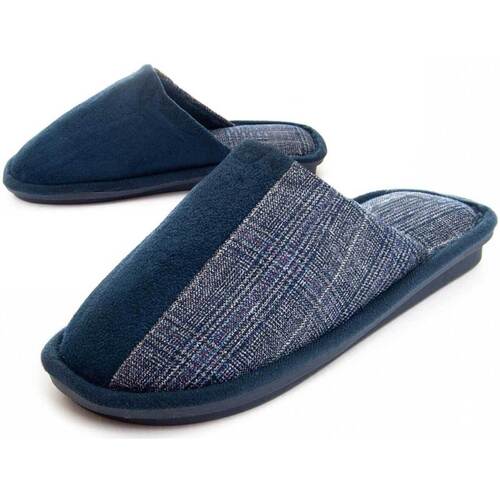 Zapatos Hombre Pantuflas Leindia 87313 Azul