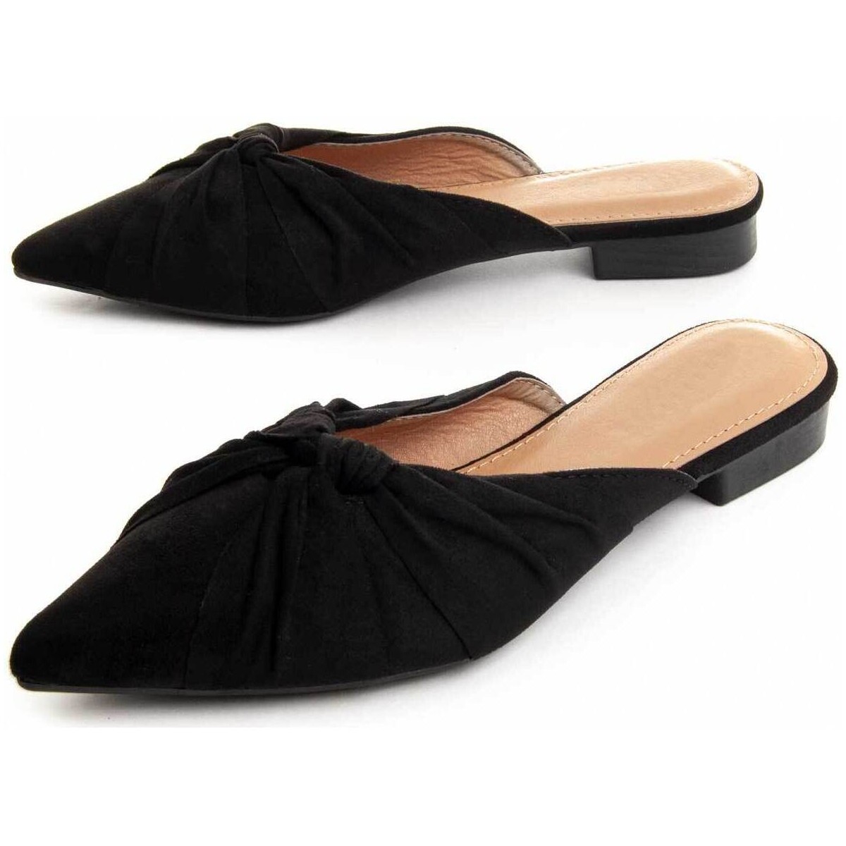Zapatos Mujer Bailarinas-manoletinas Leindia 87323 Negro