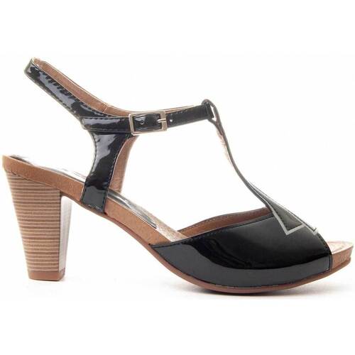 Zapatos Mujer Sandalias Leindia 87350 Negro