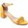 Zapatos Mujer Sandalias Leindia 87358 Amarillo