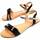 Zapatos Mujer Sandalias Leindia 87369 Negro