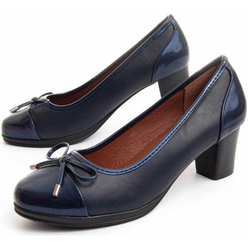 Zapatos Mujer Zapatos de tacón Leindia 87747 Azul