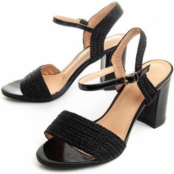 Zapatos Mujer Sandalias Leindia 88151 Negro
