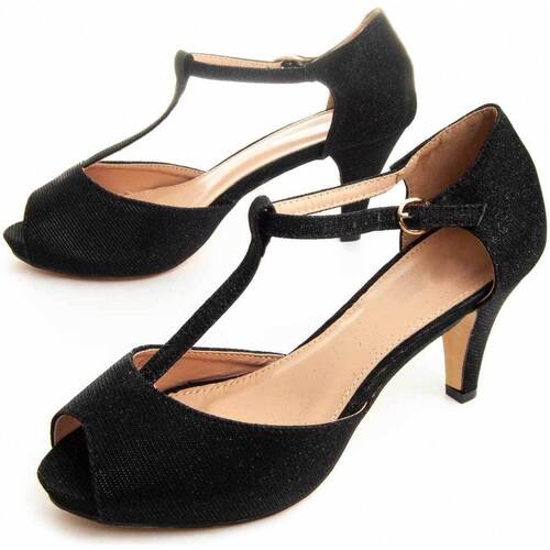 Zapatos Mujer Zapatos de tacón Leindia 88157 Negro