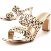 Zapatos Mujer Sandalias Leindia 88164 Oro