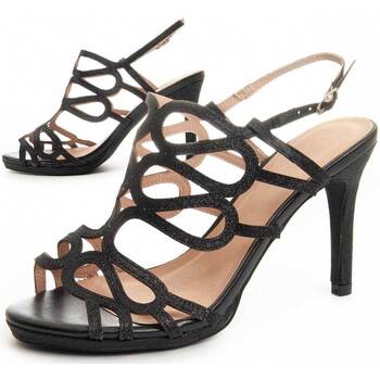 Zapatos Mujer Sandalias Leindia 88167 Negro