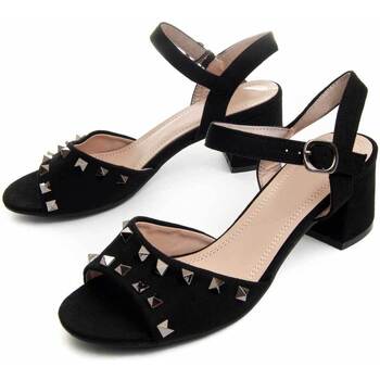 Zapatos Mujer Sandalias Leindia 88169 Negro