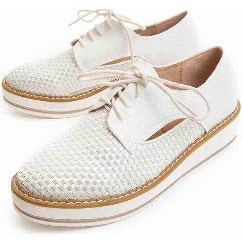 Zapatos Mujer Derbie & Richelieu Leindia 88184 Blanco