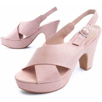 Zapatos Mujer Sandalias Leindia 88197 Rosa