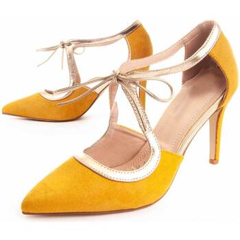 Zapatos Mujer Zapatos de tacón Leindia 88199 Amarillo