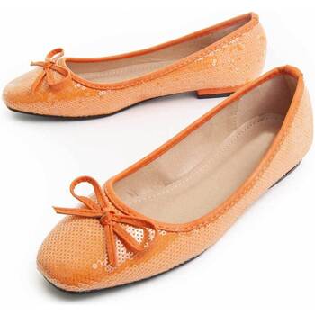 Zapatos Mujer Bailarinas-manoletinas Leindia 88213 Naranja