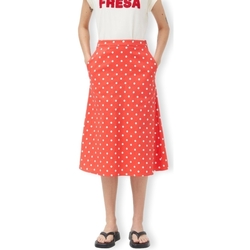 textil Mujer Faldas Compania Fantastica COMPAÑIA FANTÁSTICA Skirt 11019 - Polka Dots Rojo