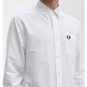 Fred Perry Fp Oxford Shirt Blanco