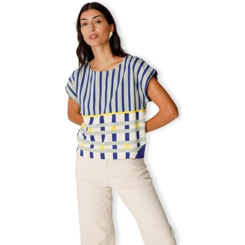 textil Mujer Sudaderas Skfk T-Shirt Eider-Gots - White Multicolor