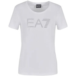 textil Mujer Camisetas manga corta Emporio Armani EA7 3DTT21-TJFKZ Blanco