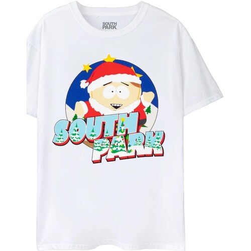 textil Hombre Camisetas manga larga South Park NS7851 Blanco