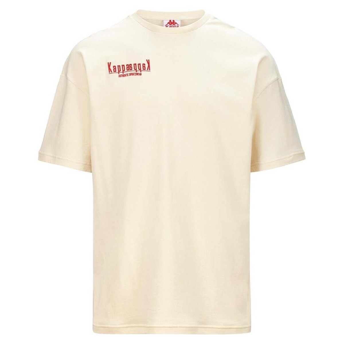 textil Camisetas manga corta Kappa LERICE HERITAGE Beige