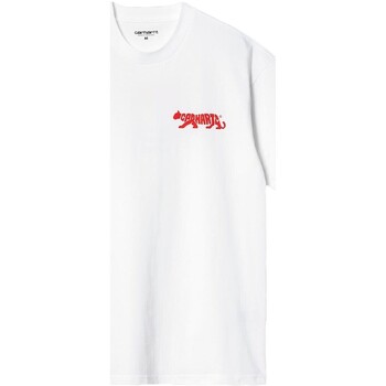 textil Hombre Camisetas manga corta Carhartt - Camiseta S/S Rocky Blanco