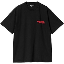 textil Hombre Camisetas manga corta Carhartt - Camiseta S/S Rocky Negro