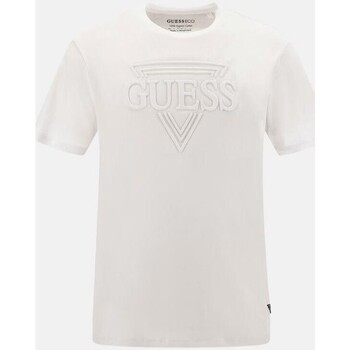 textil Hombre Camisetas manga corta Guess M3YI92 K9RM1 Blanco